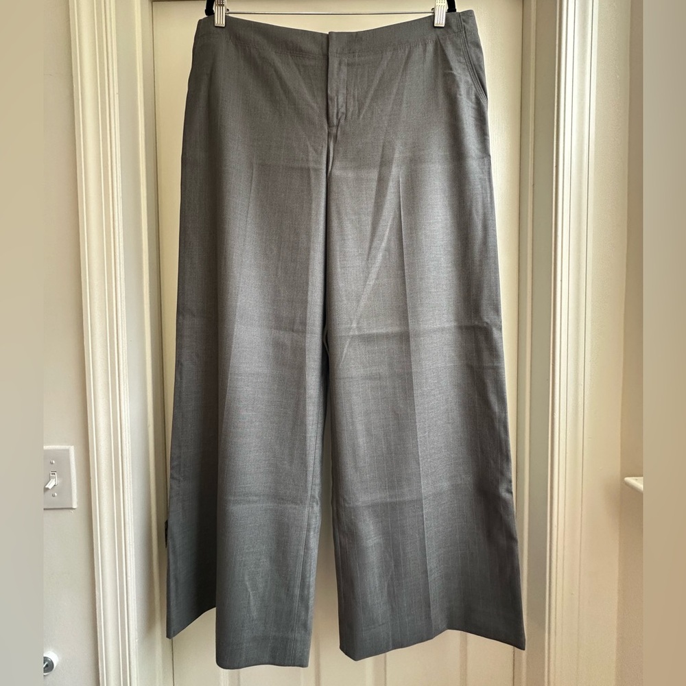 NWOT Massimo Charcoal Wide Leg Trouser Pants Perfect Fit Size 16